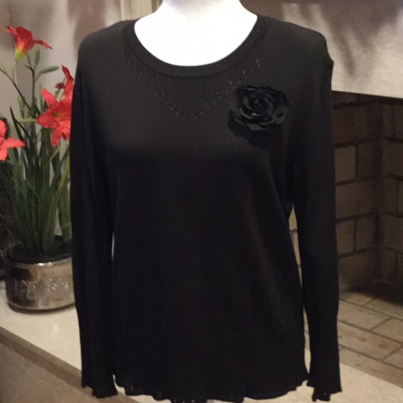 NWOT-Never Worn-Dark Olive Boucle Knit, SZ XL. - Picture 3 of 6